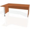 Hobis Pracovný stôl Gate, ergo, pravý, 180x75,5x120 cm, čerešňa/čerešňa
