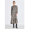 ŠATY GANT REL LACE PRINT TURTLENECK DRESS LINEN
