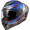LS2 Helmets LS2 FF807 DRAGON TRAX BLUE RED - M