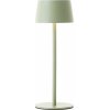 Brilliant Dobíjacia stolná lampa Jona 2 W, 170 lm, 3000 K, zelená pr. 9 x 25 cm