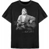 Kurt Cobain Tričko Guitar Live Photo Unisex Black M