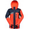 ALPINE PRO DEARO 2 Oranžová/Červená DETSKÁ LYŽIARSKA BUNDA S MEMBRÁNOU PTX SNOW 92-98