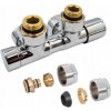Invena Prov, uhlový ventil s rozstupom pripojenia 50 mm, chrómová, INV-CZ-96-015-S