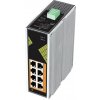 ABCtech Conexpro GNT-IG1008GP-DC, Průmyslový PoE switch na DIN lištu, 8x LAN, 8x PoE