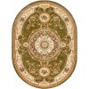 Najkoberce Yesemek 6548A zelený ovál 250x350 cm