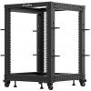 LANBERG OTVORENÝ RACK 15U 19'' 600X600-1100 NASTAVITEĽNÝ ČIERNY OR01-6115-B