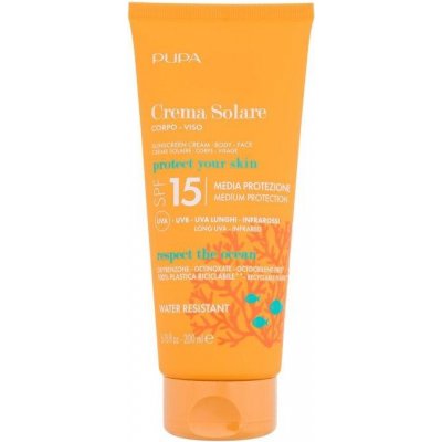 Pupa Sunscreen Cream SPF15 vodeodolný opaľovací krém 200 ml