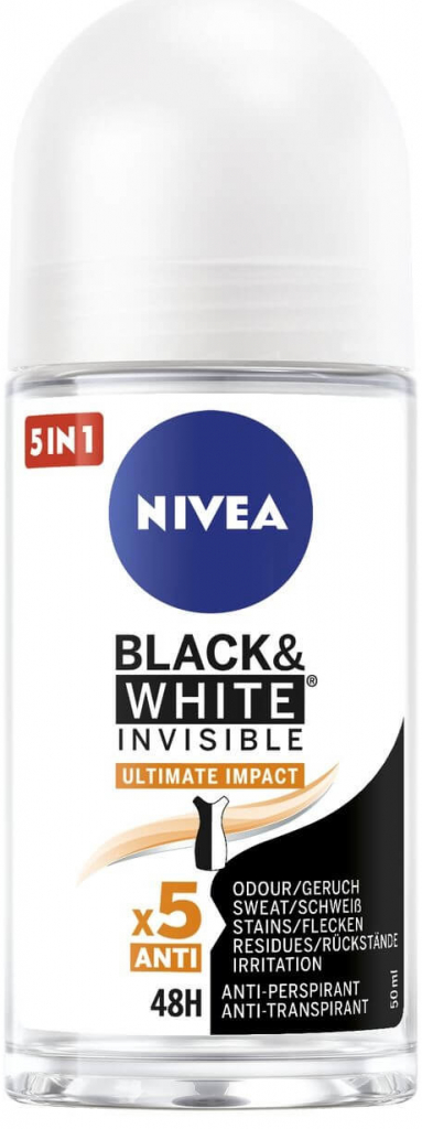 Nivea Invisible for Black & White Ultimate Impact roll-on 50 ml