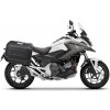 Kompletná sada bočných čiernych hliníkových kufrov SHAD TERRA BLACK 36L/36L, vrátane montážnej sady SHAD HONDA NC 750 X