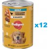 Pedigree s kuracím a mrkvou v želé 12 x 400 g