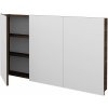 Dreja Trojdverová zrkadlová skrinka Q GA3 120 - D25 Teak