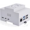 52Pi - DIN box pre Raspberry Pi 5 vrátane oficiálneho chladiča