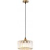 Light Prestige | Závesný luster na lanku VETRO 1xE27/60W/230V, zlatý | LP-2910/1P GD round