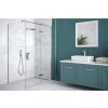 Besco PIXA Obdĺžnikový sprchový kút 100x90x195cm Pravý, rám Chróm Al, sk.číre 6mm BCPIXA10