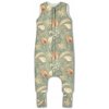 Celoročný spací vak s nohavicami Bohemian Green/Bohemian Botanic M