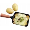 Syr Raclette Švajčiarsky MIX: prírodný, korenistý, cesnakový; SADA 600G