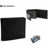 Módna čierna pánska peňaženka Peterson