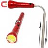 TFY 1065008-Red LED COB teleskopická baterka s magnetom 20-60cm, červená