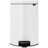 Brabantia Pedálový kôš NewIcon 20L nehorlavý Biela