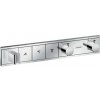 Hansgrohe RainSelect - Termostatické sprchová batéria pod omietku, na 3 výstupy, chróm - 15356000