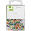 Napichovacie špendlíky guľaté Q-Connect 4mm mix farieb 60ks