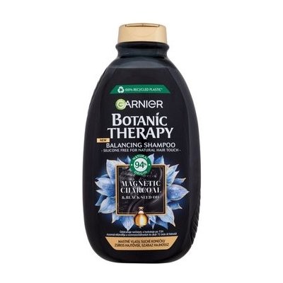 Garnier Botanic Therapy Magnetic Charcoal & Black Seed Oil Shampoo (mastné vlasy so suchými končekmi) - Šampón 400 ml