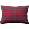 Dekoria Karin - jednoduchá obliečka, 60x40cm, červeno-zelené káro, 60 x 40 cm, Quadro, 126-29