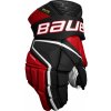 Hokejové rukavice Bauer Vapor Hyperlite Black/Red Senior 14 palcov