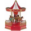 MagicHome Vianoce Dekorácia MagicHome Vianoce, Kolotoč, 4 LED meniace farby, s melódiami, 3xAA, interiér, 18,30x20x23,50 cm