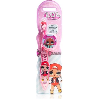 L.O.L. Surprise Toothbrush With Cap zubná kefka pre deti 1 ks