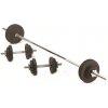 Činkový set oceľový SPARTAN 80kg - Priemer 30 mm