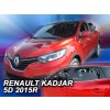 Deflektory na Renault Kadjar, 5-dverová (+zadné), r.v.: 2015 -