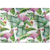 Podložka pod kancelársku stoličku Podložka pod kancelársku stoličku Lístie a Flamingos mwp-w0011362