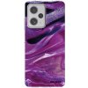 Picasee silikónový prehľadný obal pre Xiaomi Redmi Note 12 Pro+ 5G - Purple glitter