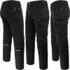 Pracovné rifľové nohavice strečové JEANS STRETCH BLACK