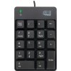Adesso AKB-601UB/ drátová numerická klávesnice/ odolná proti polití tekutinou/ USB/ černá AKB-601UB