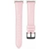 eses Kožený remienok pre Huawei Band 8, 9 a 10 - Ružový