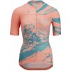 Silvini Catirina WD1621 Dámsky coral/green - Silvini Catirina Dámske tričko s krátkym rukávom Coral/Green vel. XXL