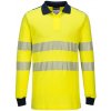 Portwest FR702 Nehorľavá reflexná polokošeľa 3XL, Reflexná žltá-Námornícka modrá