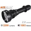 LED Baterka Acebeam L19 2.0 (SFT40 Hi LED) 2200lm + USB-C nabíjateľný Li-ion aku. IMR 21700 5000mAh 15A 3,7V
