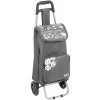 DOCHTMANN Chladiaci nákupný vozík, izotermická nákupná taška, sivá, 30x32x92cm