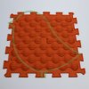 Ortek | Ortopedická masážna podložka | mušle | 26x26cm | skladačka puzzle | oranžová