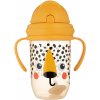 Canpol babies Nevylievací hrnček so slamkou a závažím BabiesBoo 270ml - Gepard