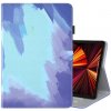 AppleKing puzdro so vzorom vodových farieb a priestorom na karty pre iPad Pro 12,9