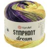 YarnArt Symphony Dream 3110 žltá s fialovou