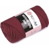 Pletacia priadza Macrame Cord 250 g bordó 1ks