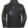 James&Nicholson Pánska softshellová bunda JN844 Black XL