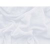 XPOSE® Detská mikroplyšová plachta Exclusive - biela 70x140 cm, Mikroplyš