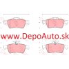 Citroen C5 1/2008- zadné platničky Sada / TRW