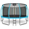 Aga SPORT EXCLUSIVE Trampolína 500 cm Svetlo modrá + ochranná sieť + rebrík